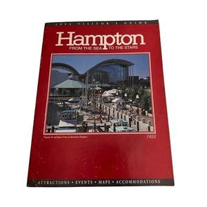 Historic Hampton Fishermans Wharf 1994 Visitors Guide Ad Advertisement Map Bookl